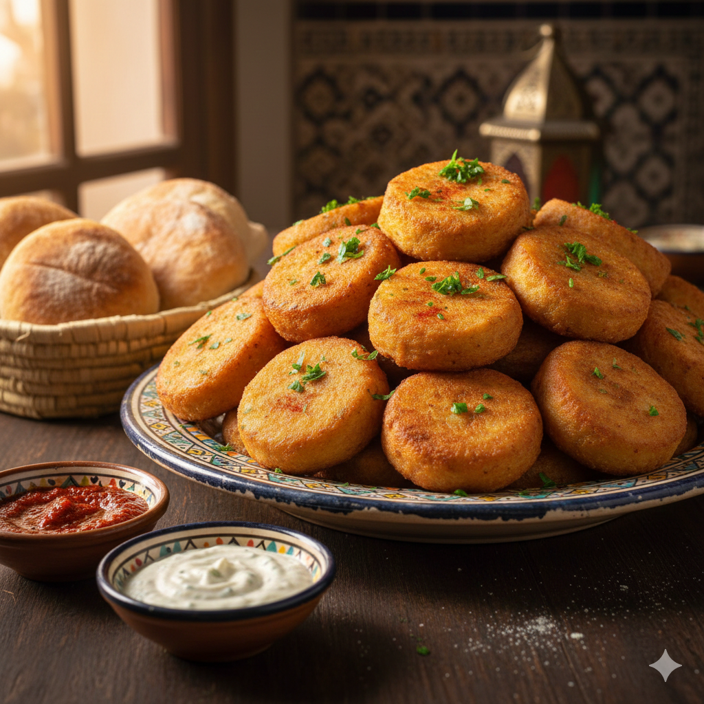 The Ultimate Moroccan Maakouda Experience: Master the Art of Golden Potato Fritters 🥔✨